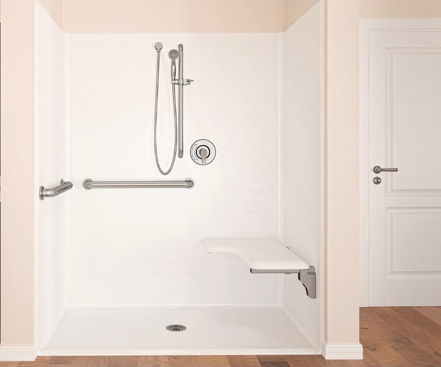Senior Safety Upgrade — Cypress | One Drop Accessible Showers