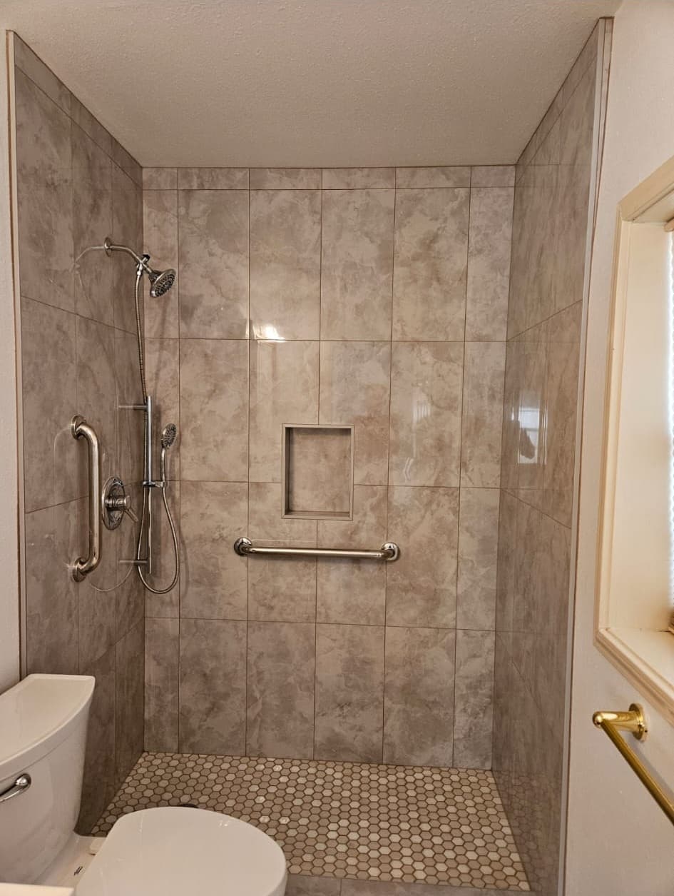 Walk-In Shower Install — Richmond | One Drop Accessible Showers